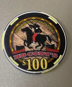 BB Cody's $100 Deadwood CHIPCO Horse & Rider 1990’s - Picture 1 of 2