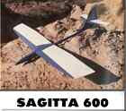 SAGITTA 600 Sailplane, Glider, 79 in WS RC AIrplane Printed Plans
