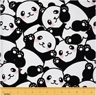 Panda Pizzazz : tissu panda Kawaii pour courtepointe et couture -