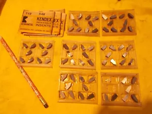 SET 67 KENNAMETAL T4R WENDEHARTMETALLEINSÄTZE Drehmaschine Gewinde Bit Werkzeug GEWINDE - Bild 1 von 2