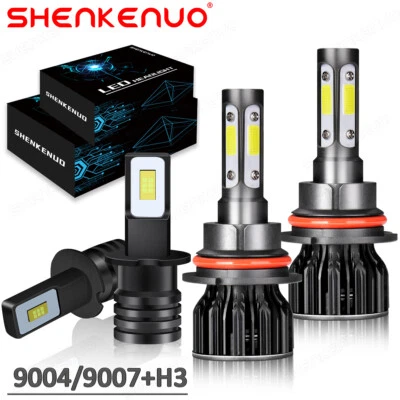 Faro LED haz alto/bajo para Acura Integra 1990-1993 6000K + bombillas antiniebla Foto 1 de 4