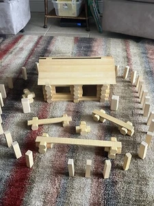 Toys-N-Things Fort Frontier Building Set kompatibel andere Log Sets Vintage 75+ - Bild 1 von 9