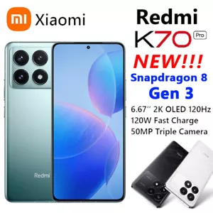 Xiaomi Redmi K70 Pro 24GB+1024GB 6.67'' 2K 120Hz Snapdragon 8 Gen 3 120W Charge - Picture 1 of 31
