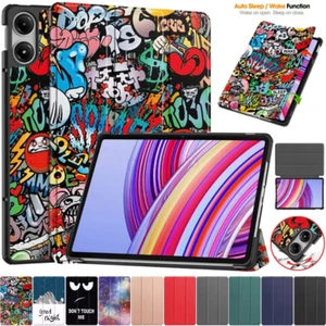 Smart Case For Xiaomi Redmi Pad SE 8.7" PU Leather Flip Stand Shockproof Cover - Picture 1 of 22