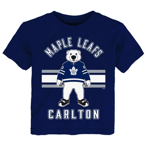 NHL Toronto Maple Leafs Children"Mascot Life" Short sleeve Tee, Small(4), Lea Cover