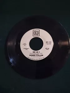 Donna Fuller - Who Am I?/Off Broadway (45rpm vinyl 1965) white label promo - Imagen 1 de 4