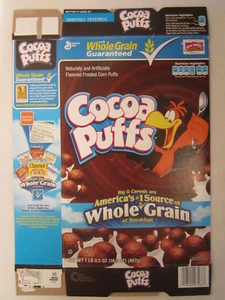 Empty GENERAL MILLS Cereal Box 2011 Cocoa Puffs 16.5 oz MAZE [G7C3m] - Picture 1 of 1