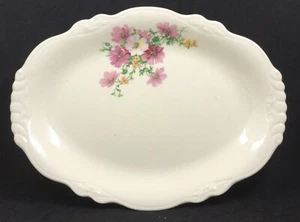 Homer Laughlin Virginia Rose 11.5 Oval Serving Platter USA Pink Cosmos - Picture 1 of 7