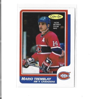 1986-87 O-Pee-Chee #223 Mario Tremblay NMMT - Image 1 of 2