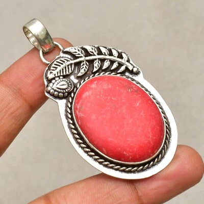 Ciondolo gioiello fatto a mano in argento sterling 925 con pietra preziosa co... - Immagine 1 di 4