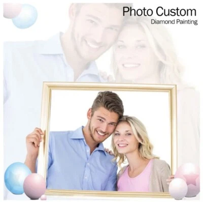 Custom Personalized Photo Diamond Painting Arts 5D DIY Full Round/Square Drill - Image 1 of 4