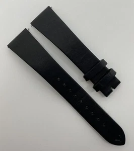 Authentic Oris 19mm x 15mm Black Leather Watch Strap Band 07 5 19 11 OEM - Picture 1 of 7