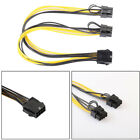 PCI-Express PCIe 8pin to Dual 8pin(6+2) Video Card Power Connector Cable
