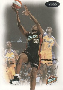 2000 SkyBox Dominion WNBA #102 Wanda Guyton Detroit Shock