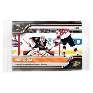 Pegatina NHL TOPPS NOW® 2023-24 #135 🏒 Lukas Dostal 🏒 Anaheim Ducks 🦆 - Imagen 1 de 2