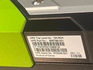 Nvidia Tesla M10 32GB GDDR5 PCIe Graphics Accelerator GPU HPE Q0J62A 870046-001 - Afbeelding 1 van 3