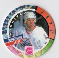 1994-95 Canada Games NHL POGS Jets Hockey Card #254 Darrin Shannon