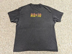 Vintage ADIO Shirt Mens XL Grey Skate Skateboarding Streetwear Logo Graphic 90s - Picture 1 of 10