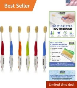 Dr. Plotka’s 6er Pack Soft Flossing Zahnbürsten Set für empfindliche Zähne & Zahnfleisch - Bild 1 von 8
