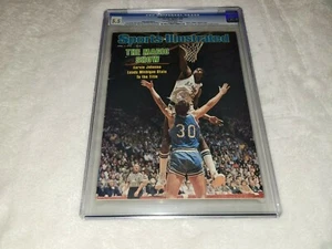 Magic Johnson Sports Illustrated 1979 grado CGC 5,5 Michigan State Spartans - Imagen 1 de 4