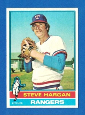 1976 Topps #463 Steve Hargan NM+ Texas Rangers - Image 1 of 2