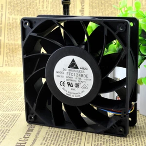 Delta 12038 12CM 48V 0.75A FFC1248DE Dual Ball Large Air Volume Cooling Fan PWM - Picture 1 of 4