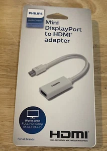 Philips Accessories Mini DisplayPort to HDMI Adapter Tablet/Computer To TV - Picture 1 of 2