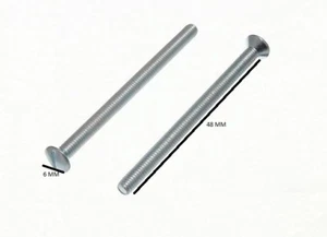 Electric Stecker Buchse Maschinenschrauben BZP 3.5mm X 50mm Packung 24 - Picture 1 of 1