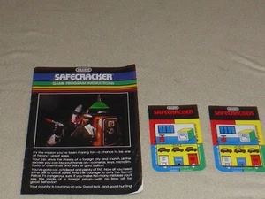 INTELLIVISION SAFECRACKER INSTRUCTION MANUAL & OVERLAYS IMAGIC 1983 - Picture 1 of 3