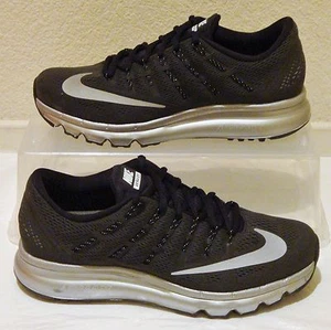 New Nike Air Max 2016 Premium Black Silver Mens US Size 8 UK 7 EUR 41 - Picture 1 of 11