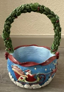 Jim Shore Christmas Basket TIS CHRISTMAS NIGHT 6011173 - Picture 1 of 6