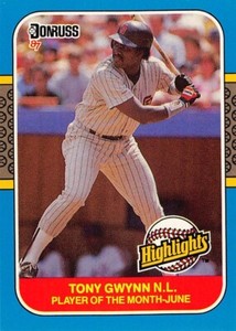 1987 Donruss Highlights Baseball Tony Gwynn #12 NM/MT SAN DIEGO PADRES