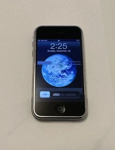 Apple iPhone 1. Generation - 8GB - Schwarz (AT&T) A1203 (GSM) C31 - Bild 1 von 17