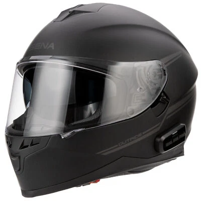 SENA Integralhelm OUTRIDE schwarz matt integriertes Bluetooth 5 Headset S 55/56 - Bild 1 von 4