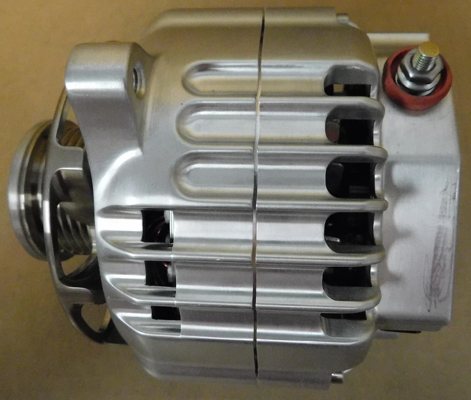 Alternador de aluminio Billet Specialties 12050, 12V 170amp, Int Reg, anodizado, ventilador Foto 1 de 4
