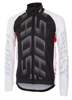 GHOST Windjacke Pro Windjacket black/white/red 2017 - M