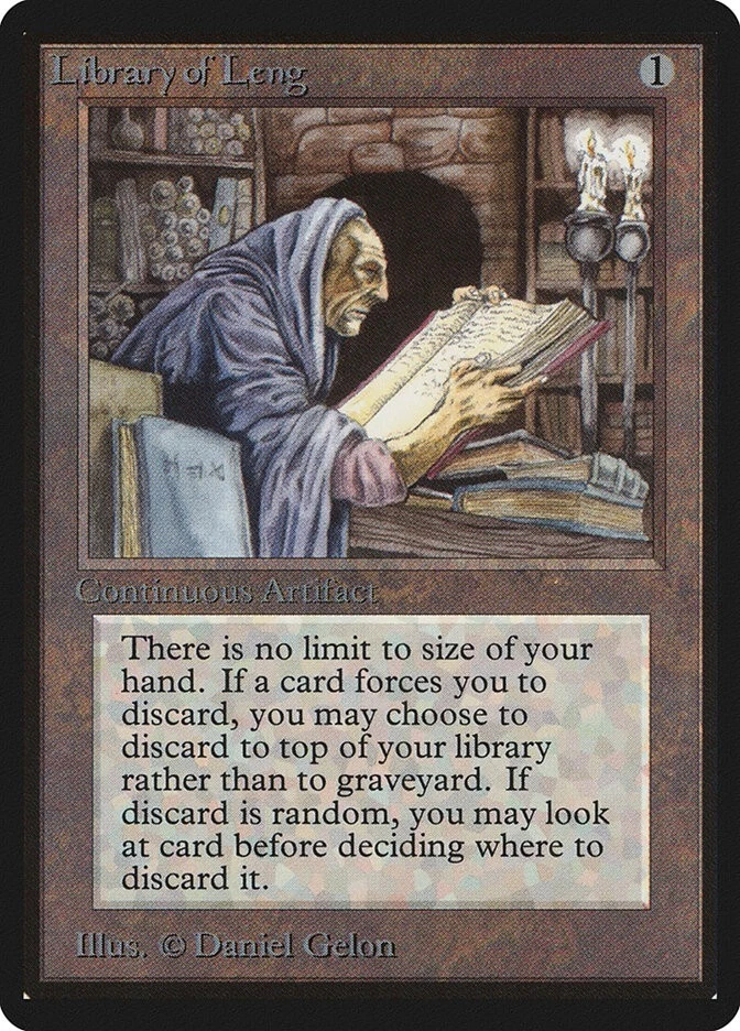 MTG Library of Leng Beta Magic the Gathering - Image 1 of 1