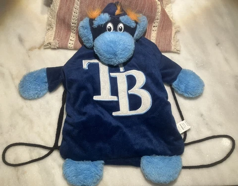 Tampa Bay Rays Baseball Tropicana Field Raymond Drawstring Backpack Bag Rare Cover