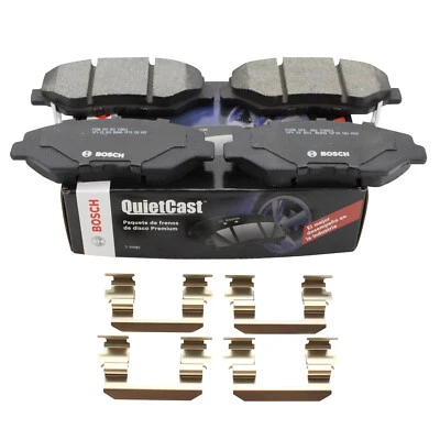 Bosch QuietCast Front Ceramic Brake Pad Set with Hardware for Honda Pilot 03-08 - Image 1 of 4