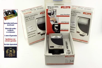 Metz 34AF-9 10/12 ft Af & Ttl para Minolta nuevo 2 años de garantía Foto 1 de 3