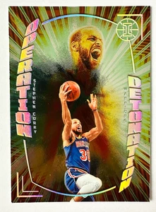 2021-22 Panini Illusions Stephen Curry FOIL Inserto Operación Detonation Warriors - Imagen 1 de 3