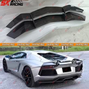 Dry Carbon Fiber Rear Spoiler Wing Bodykit For Lamborghini Aventador LP700 12-17 - Picture 1 of 18