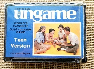 De colección 1983 Tamaño de Bolsillo The Ungame Self Expression Versión Adolescente Completo Foto 1 de 3
