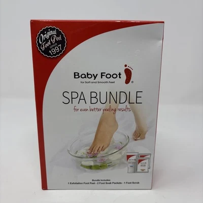 Baby Foot Spa Bundle, the Original Peel, 2 Foot Soaks & Foot Scrub EXP:09/25 - Image 1 of 2
