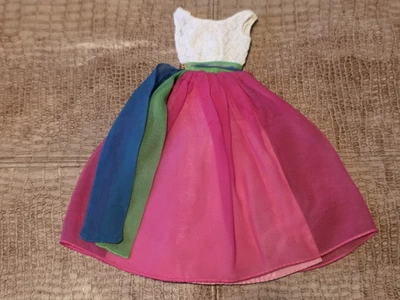 Vestido formal vintage 65' Barbie Fraternidad Baile #1638 Foto 1 de 4