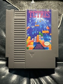 Nintendo NES USA- Tetris 1985- The Relentless Building Block Video Puzzle.