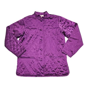 Linea by Louis Dell'Olio Small Purple Long Sleeve Button Up Coat - Picture 1 of 7