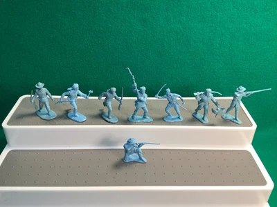 Marx Toys Frontiersmen Pioneers Defenders Powder Blue Fort Apache Play Set 54mm - Image 1 of 4