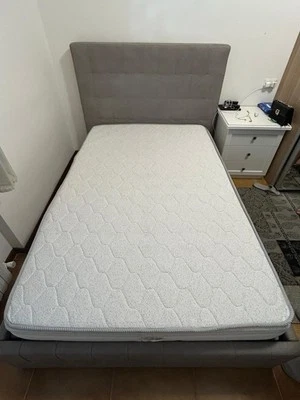 Letto Lafabrica 1 piazza e mezza con spazio per cassetti (non inclusi) - Immagine 1 di 3