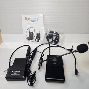 FIFINE Wireless Microphone System,  Beltpack Transmitter and Receiver, K037B - Picture 1 of 7